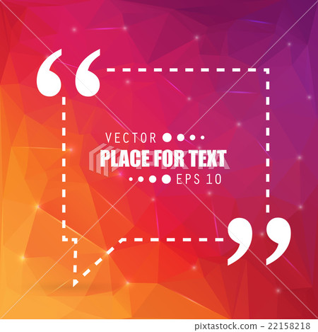 Abstract concept vector empty speech square quote Abstract concept vector empty speech square quote 22158218