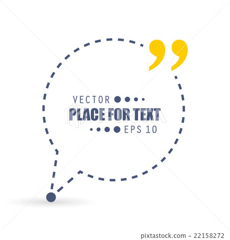 Abstract concept vector empty speech square quote Abstract concept vector empty speech square quote 22158272
