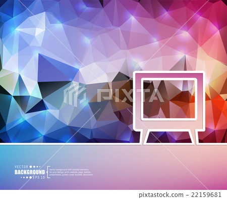 Creative vector tv. Art illustration template Creative vector tv. Art illustration template 22159681