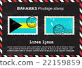 Bahamas postage stamp, postage stamp, vintage stam 22159859