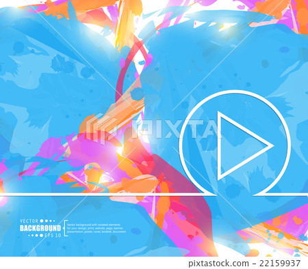 Creative vector play. Art illustration template 22159937