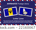 Barbados postage stamp, postage stamp, vintage sta 22160067