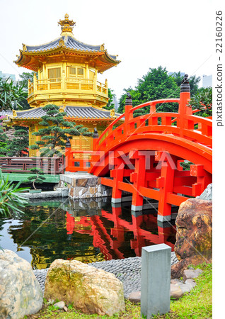 Tang Dynasty Golden Pavilion in Chi Lin Nunnery Tang Dynasty Golden Pavilion in Chi Lin Nunnery 22160226
