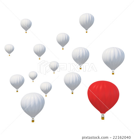 Best of breed concept with a red hot air balloon 22162040