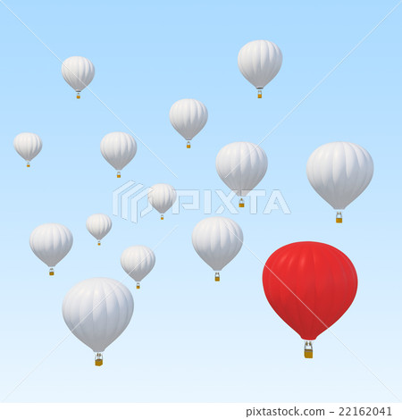 Best of breed concept with a red hot air balloon 22162041