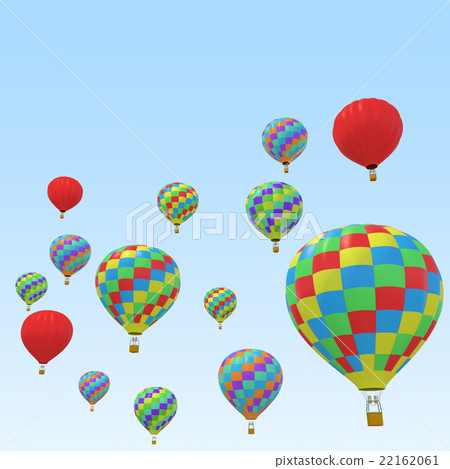 Group colorful balloon isolated on sky background. Group colorful balloon isolated on sky background. 22162061