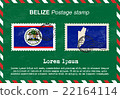 Belize postage stamp, postage stamp, vintage stamp 22164114