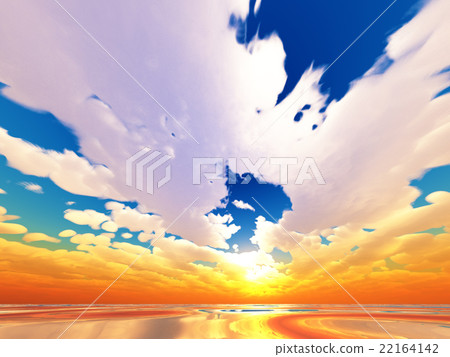 Wind and clouds with the sea Wind and clouds with the sea 22164142