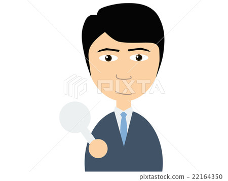 有一張白紙招貼的一個人 22164350