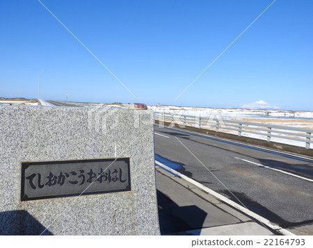 Teshio河口Ohashi和Rishiri dake 22164793