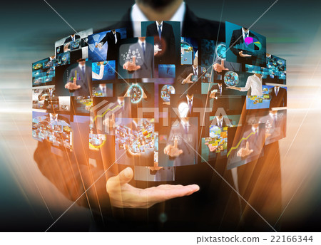 businessman holding Reaching images streaming businessman holding Reaching images streaming 22166344