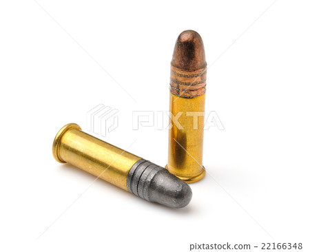 bullet isolated on white background 22166348