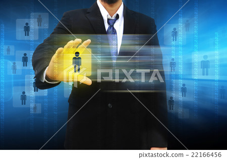Businessman Choosing the right person Businessman Choosing the right person 22166456