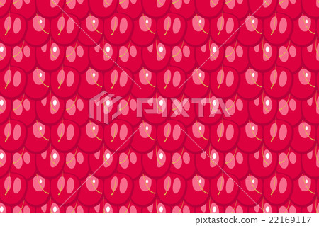 Seamless pattern raspberry texture - Stock Illustration [22169117] - PIXTA