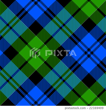 Black Watch milytary tartan diagonal seamless 22169409