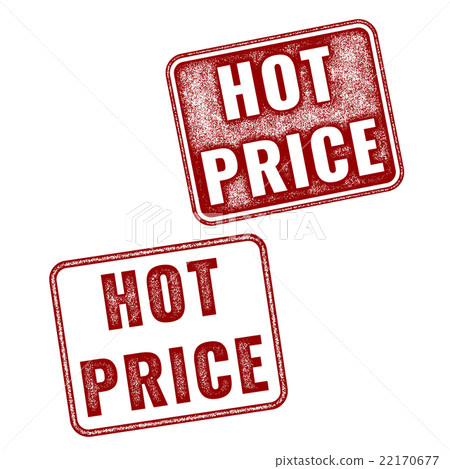 Hot Price vector grunge textured red rubber stamp Hot Price vector grunge textured red rubber stamp 22170677