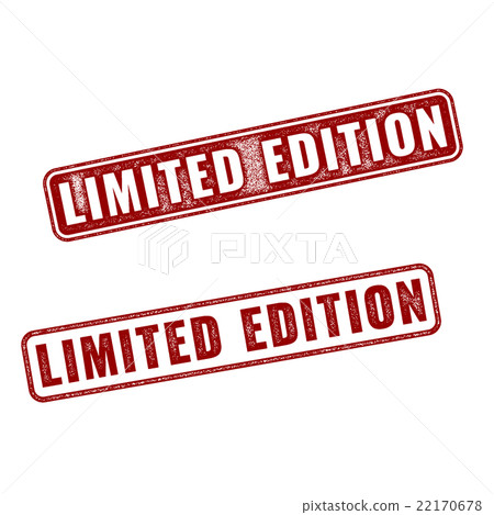Two realistic vector Limited Edition rubber stamps Two realistic vector Limited Edition rubber stamps 22170678
