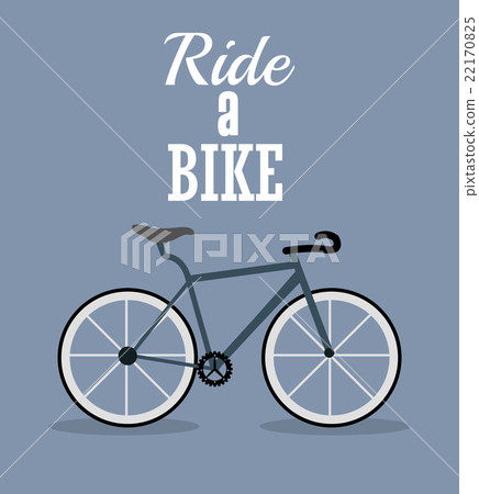 插圖素材: ride a bike design , vector illustration