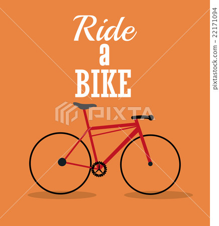 插图素材: ride a bike design , vector illustration