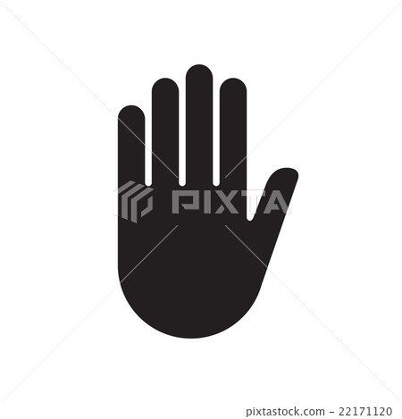 Hand sign stop 22171120