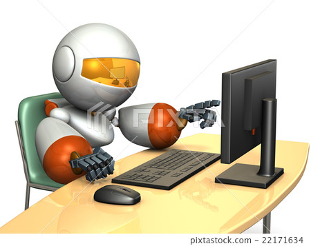 Cute robot to search information 22171634