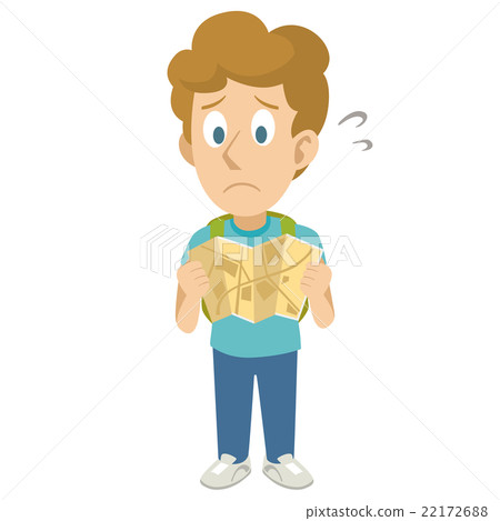 Illustration of a foreign tourist Illustration of a foreign tourist 22172688