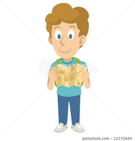 Illustration of a foreign tourist 22172689