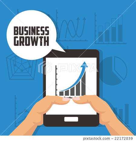 Business growth design , vector illustration Business growth design , vector illustration 22172839