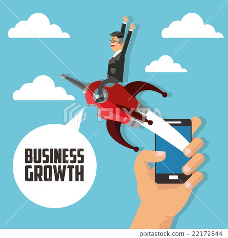 Business growth design , vector illustration Business growth design , vector illustration 22172844