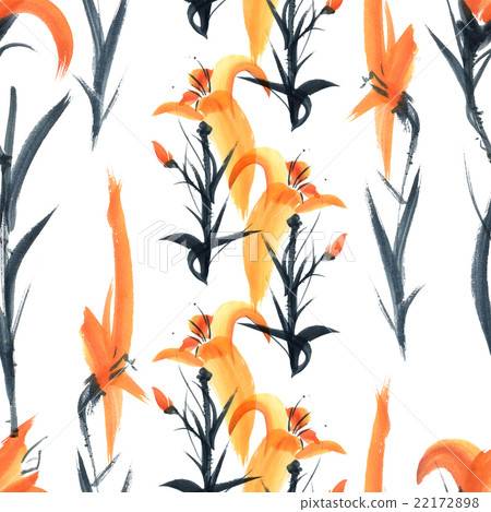 Lily. Flowers pattern. Lily. Flowers pattern. 22172898