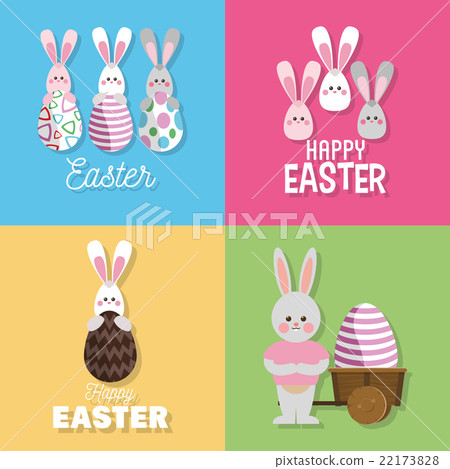 Happy easter design , vector illustration Happy easter design , vector illustration 22173828
