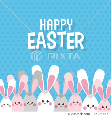 Happy easter design , vector illustration Happy easter design , vector illustration 22173833
