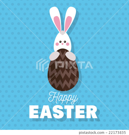 Happy easter design , vector illustration 22173835