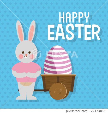 Happy easter design , vector illustration 22173836