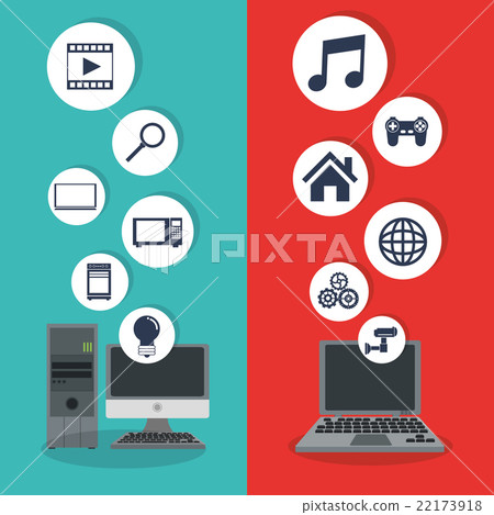 Internet of things design , vector illustration 22173918