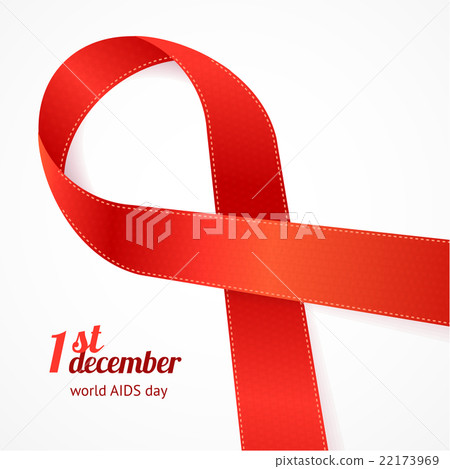 AIDS Day Card. Vector 22173969