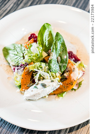 salad from roasted vegetables 22173984