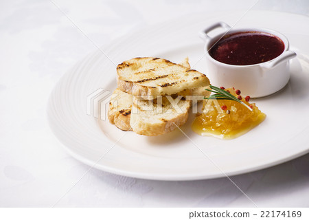 pate with toast 22174169