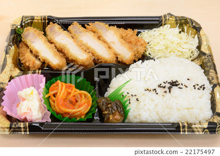 Delicious Tonkatsu Bento 22175497