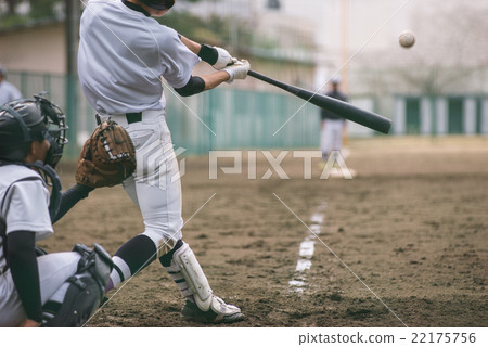 High school baseball game landscape 22175756