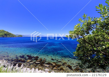 View from Boso Peninsula towards Kawana Beach 22176129