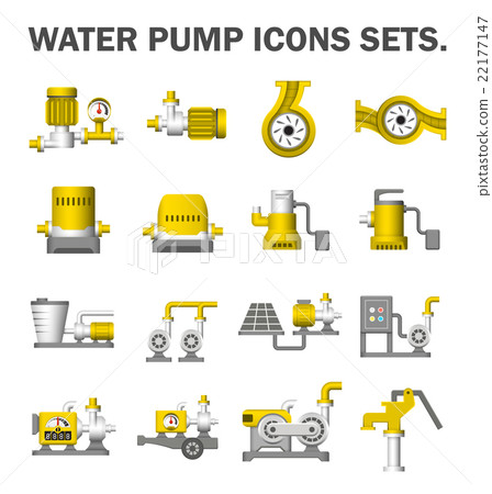 Water pump set - Stock Illustration [22177147] - PIXTA