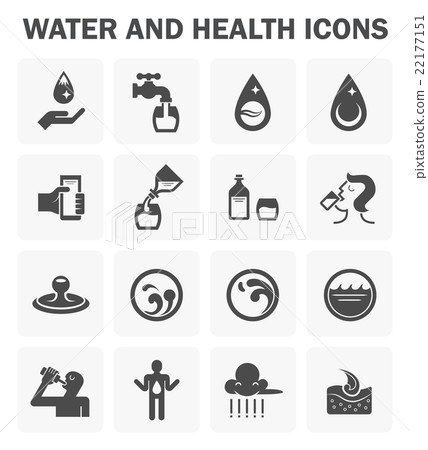 Water icon sets 22177151