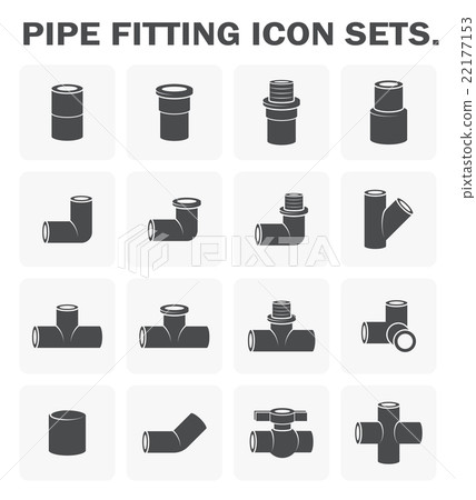 Pipe fitting icon 22177153