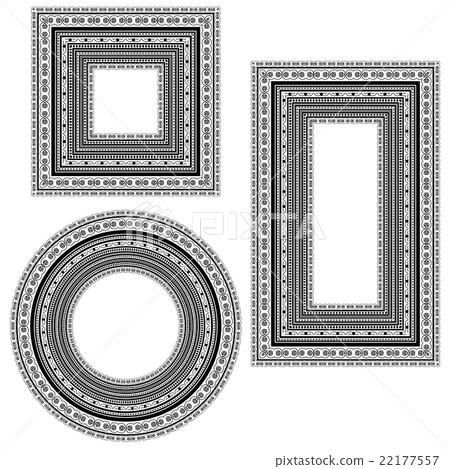 Vintage Frames Isolated Vintage Frames Isolated 22177557
