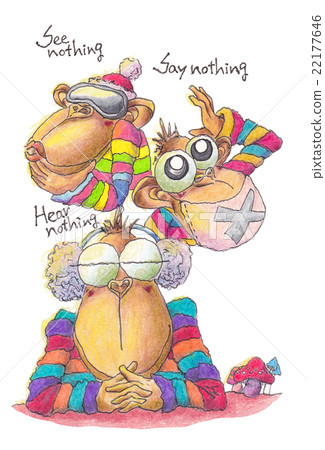 我沒有要求你不要聽三隻猴子 22177646