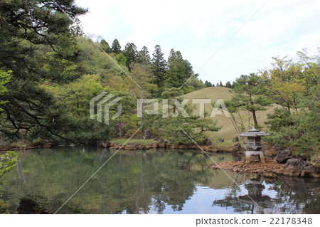 Japanese garden garden pond Japanese garden garden pond 22178348