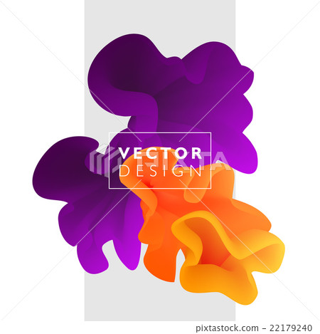 Vector abstract color cloud. - Stock Illustration [22179240] - PIXTA