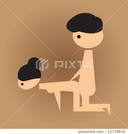 Flat web icon with shadow Kamasutra  22179638
