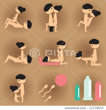 Concept of flat icons with shadow sex 22179654
